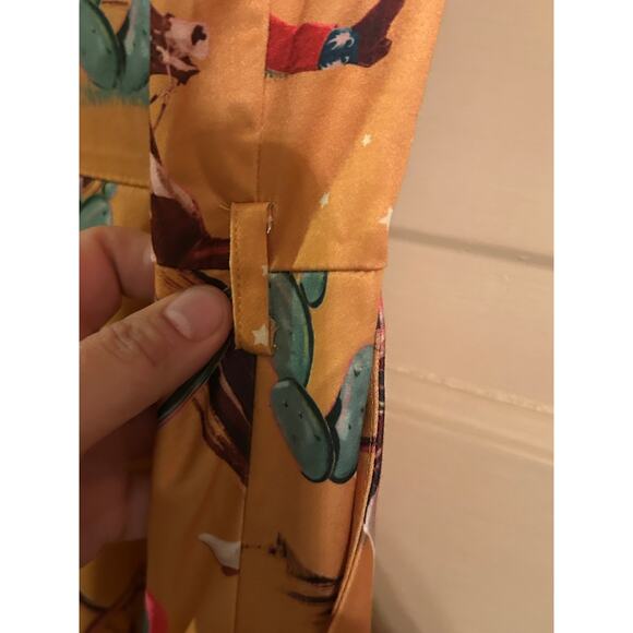 Voodoo Vixen Diana Retro Cowgirl Dress Size XXL - US 12/14 - Picture 6 of 9